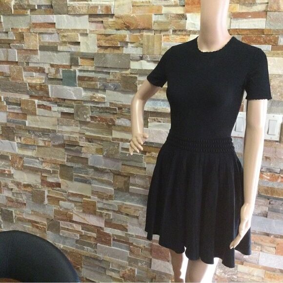 ALEXANDER MCQUEEN Crew Neck Mini Dress - Picture 2 of 13